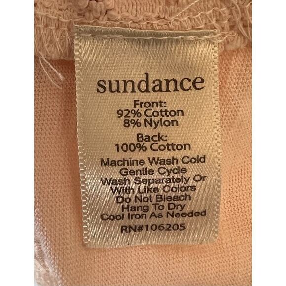 Sundance Women's Katia Eyelet Tank Top Size XS Peachy Pink Angel Boho Festival - Picture 3 of 6